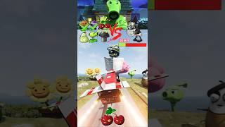Plants Cars Vs. Giant NEWSPAPER ZOMBIE#pvz#beamngdrive