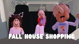 FAMILY FALL HOUSE SHOPPING! *MOVING... EMOTIONAL?* | *Voiced* Roblox Bloxburg Roleplay