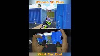 POWER OF 60 FPS ️‍ IPHONE 15 PLUS BGMI  #bgmi #bgmishorts #bgmihandcam