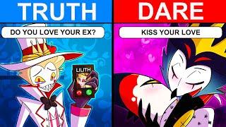 Hazbin Hotel VS Helluva Boss TRUTH OR DARE in VRChat