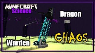 Warden vs Ender Dragon! Absolute Chaos! | Minecraft Science