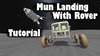 KSP - Mun Landing Tutorial with a Rover