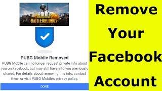 How To Remove/Unlink Facebook Account From Pubg Mobile