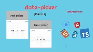 Ionic 5 - 14 Ion-datetime part-1