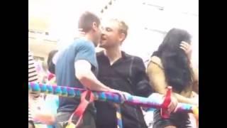 Max Riemelt and Brian J Smith Kissing (SENSE8 Will & Wolfgang)