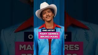 ONE ARTIST, MANY GENRES – BRUNO MARS  Which Genre Did I Forget? #brunomars #music #genres