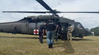 QCN flies with NC National Guard to survey Helene damage