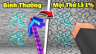 Minecraft nhưng Tất Cả Mọi Thứ chỉ có 1% Độ Bền