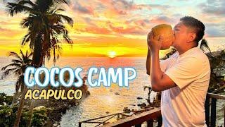 Cocos Camp ACAPULCO | El mejor lugar para disfrutar increíbles puestas de sol, cabañas y cocos.