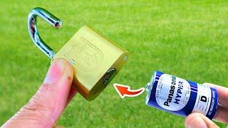 Insane Way to Open Any Lock Without a Key! Amazing Tricks That Work Extremely Well