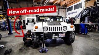 NEW OFF-ROAD MODS FOR MY HUMMER H1 & FIRST DRIVE!! *BEAST MODE*