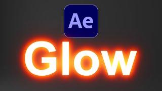 How to make text glow in After Effects