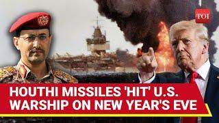 Houthis' New Year's Eve Shocker: Tel Aviv Airport, Jerusalem Power Station, U.S. Warship Attacked