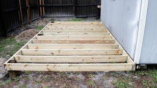 How To Build a Shed or Deck Foundation