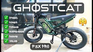 The Ghostcat F3X Pro is one of the best ALL-AROUND e-bikes of 2024! First Ride & Review