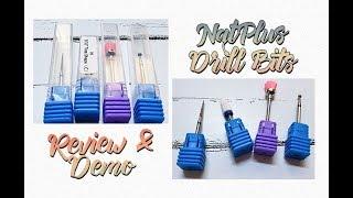 NatPlus Nail Drill Bit Set Review & Demo | 4 Pc Nail Drill Set