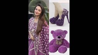 #sher khul gay song Anushka sen  matching dress teddy bear  High heels  for girls #youtubeshorts