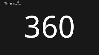 360 Second Countdown Timer