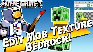 How You Can Change Mob Textures in Minecraft Bedrock using Nova Skin - Custom Creeper