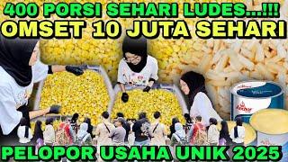 PELOPOR USAHA UNIK 2025 !! BARU BUKA LUDES 400 PORSI OMSET SEHARI 10 JUTA !! JAJANAN VIRAL 2025 !!