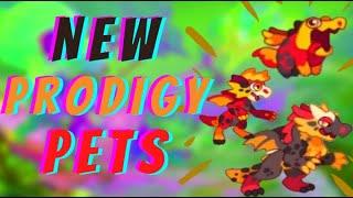 *New* Pets in Prodigy | Lava Puck, Char Flaria, Magma Ignios