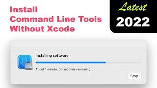 How to install Command Line Tools on mac without Xcode