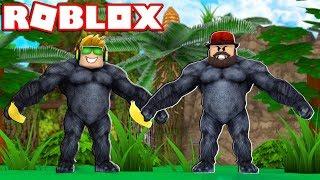 I AM A KING OF THE JUNGLE! ROBLOX GORILLA SIMULATOR