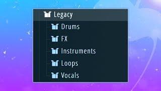 Using ONLY FL STUDIO LEGACY SAMPLES to Make A Beat