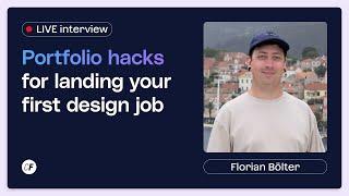 Portfolio Hacks to Land Your First Design Job in 2025!