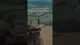 He’s a 10 but takes you hiking… #hikingadventures #couples #couplevlog #anniversarycelebration