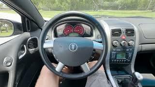 2004 Pontiac GTO Interior Start up
