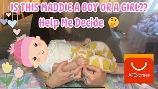 BOX OPENING  Maddie reborn baby box opening Aliexpress