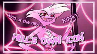 Angel Dust being a gay icon for just over 8 minutes "straight"  (Hazbin Hotel)