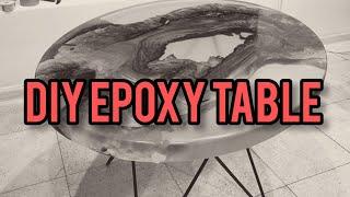 Как сделать стол из эпоксидки / diy epoxy table