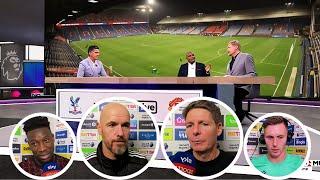 Man United vs Crystal Palace Erik ten Hag Interview  Onana  Oliver Glasner Analysis Peter Schmeichel