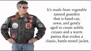 Top Gun Leather Bomber Jacket