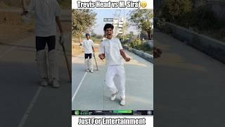 Mohammed siraj vs Travis head #shorts #cricket