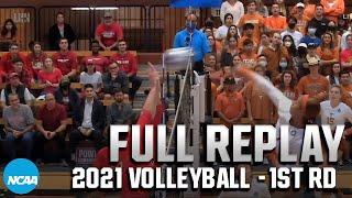 Texas v. Sacred Heart: 2021 NCAA volleyball first round | FULL REPLAY