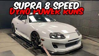 Whifbitz ZF 8HP70 8 Speed Toyota Supra gearbox conversion dyno video power runs!