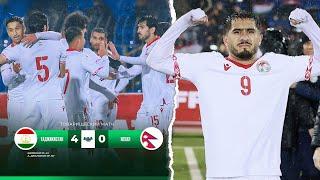 ҒАЛАБАИ КАЛОНИ ТОҶИКИСТОН, АММО ИН ҲАМ КАМ | ТОҶИКИСТОН 4-0 НЕПАЛ