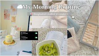 ️ 7 AM Morning Routine  | daily habits - gym, work, study etc| Bangladeshi student in London 