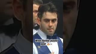  When Ronnie O’Sullivan swapped the snooker table for pool