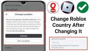 How To Change Roblox Location If You Accidently Changed It (2024)