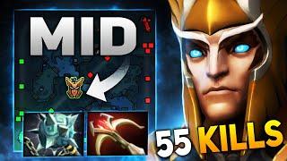 Sky Wrath Mage New Meta Hard Carry  55 Kills Mid Lane | Dota 2 Gameplay