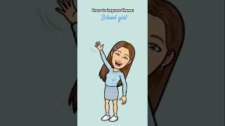 Dress to impress theme: school girl- Prepillicious #viral #trending #shorts #bitmoji #funny #trend