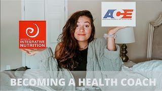 BECOMING A CERTIFIED HEALTH COACH//IS IIN OR ACE BETTER? price, experience, program details