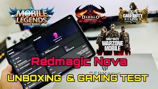 REDMAGIC NOVA GAMING TABLET - Unboxing & gaming Test