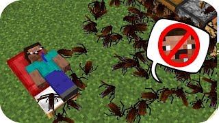 Я УБИЛ ДРУГА НУБА ДОМОМ ИЗ ТАРАКАНОВ В МАЙНКРАФТЕ! ТРОЛЛИНГ СНАЙПЕРЫ В MINECRAFT!