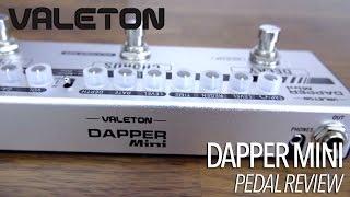 Valeton - Dapper Mini 4 Effects Strip (Pedal Demo)