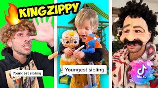 1 HOURKing Zippy -New living with siblings compilation TikTok Videos 2023